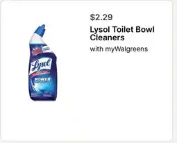 Walgreens Lysol Toilet Bowl Cleaners offer