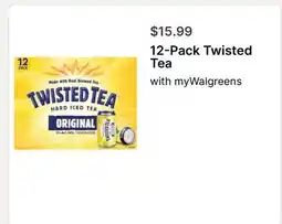 Walgreens 12-Pack Twisted Tea offer