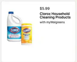 Walgreens Clorox Household Cleaning Products offer