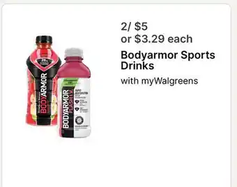 Walgreens Bodyarmor Sports Drinks offer