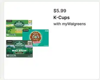 Walgreens K-Cups offer