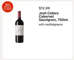 Walgreens Josh Cellars Cabernet Sauvignon offer