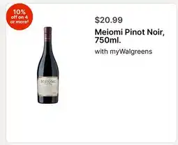 Walgreens Meiomi Pinot Noir, 750ml offer