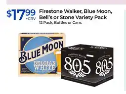 Rite Aid Firestone Walker, Blue Moon, Bell's or Stone Variety Pack offer