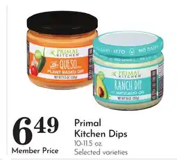 Pavilions Primal Kitchen Dips offer