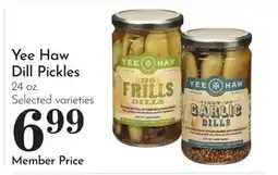 Pavilions Yee Haw Dill Pickles offer