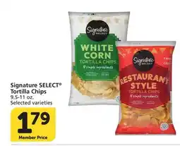 Vons Signature SELECT Tortilla Chips offer