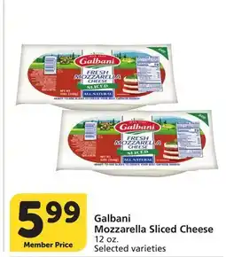 Albertsons Galbani Mozzarella Sliced Cheese offer