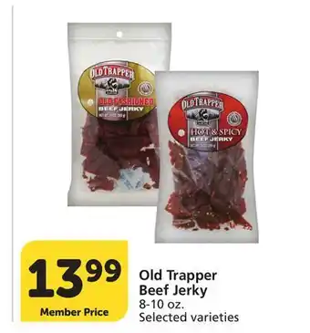 Albertsons Old Trapper Beef Jerky offer