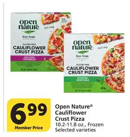 Albertsons Open Nature Cauliflower Crust Pizza offer