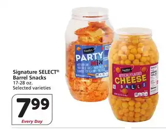 Vons Signature SELECT Barrel Snacks offer