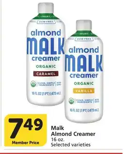 Albertsons Malk Almond Creamer offer