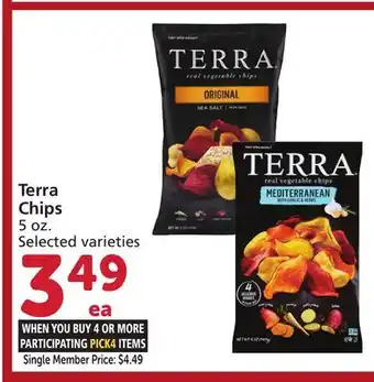 Albertsons Terra Chips offer