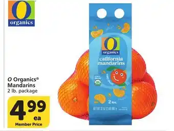 Vons O Organics Mandarins offer