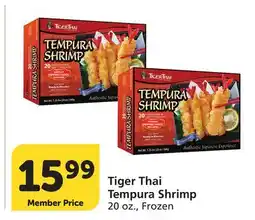 Vons Tiger Thai Tempura Shrimp offer