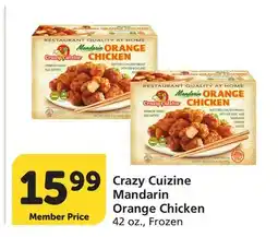 Vons Crazy Cuizine Mandarin Orange Chicken offer