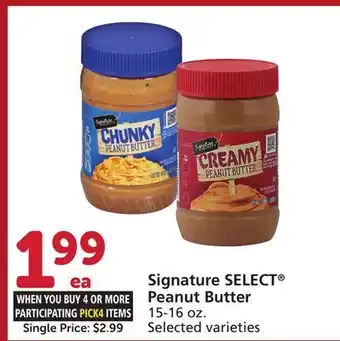 Vons Signature SELECT Peanut Butter offer