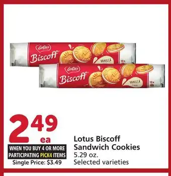 Vons Lotus Biscoff Sandwich Cookies offer