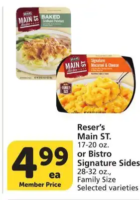 Albertsons Reser's Main ST. 17-20 oz. or Bistro Signature Sides 28-32 oz offer