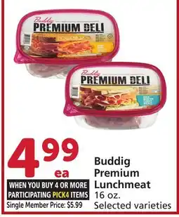 Albertsons Buddig Premium Lunchmeat offer