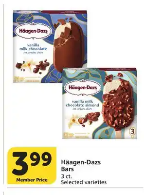 Vons Häagen-Dazs Bars offer