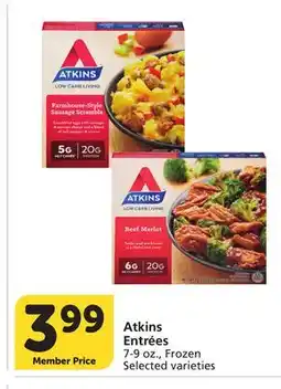 Albertsons Atkins Entrées offer