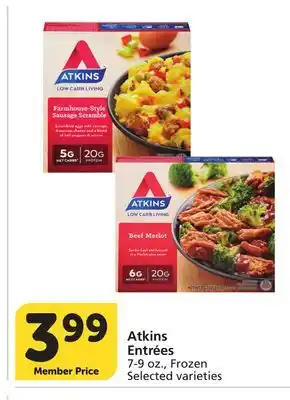 Albertsons Atkins Entrées offer