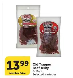 Vons Old Trapper Beef Jerky offer