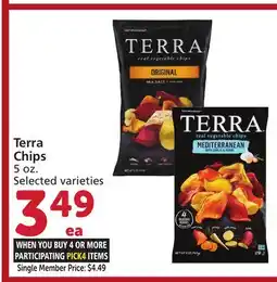 Vons Terra Chips offer