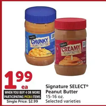 Albertsons Signature SELECT Peanut Butter offer