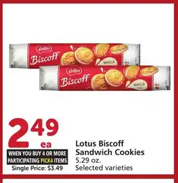 Albertsons Lotus Biscoff Sandwich Cookies offer