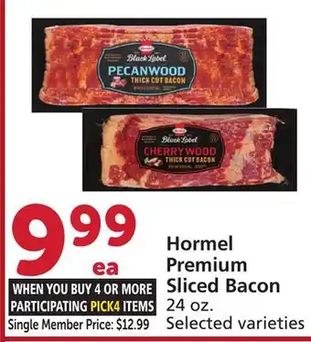 Vons Hormel Premium Sliced Bacon offer