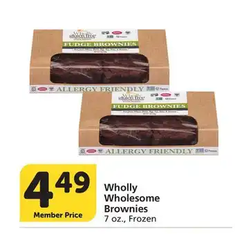 Albertsons Wholly Wholesome Brownies offer