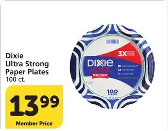 Vons Dixie Ultra Strong Paper Plates offer