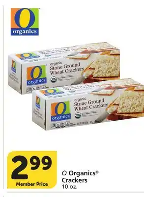 Vons O Organics Crackers offer