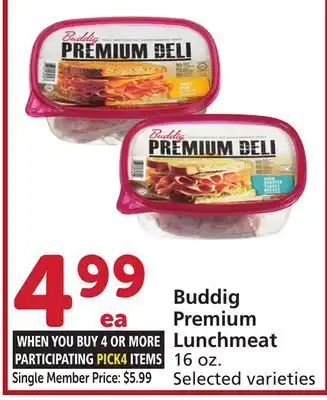 Vons Buddig Premium Lunchmeat offer