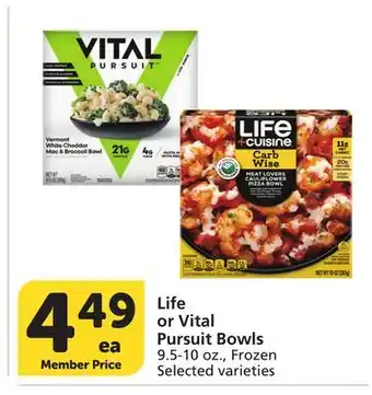 Vons Life or Vital Pursuit Bowls offer