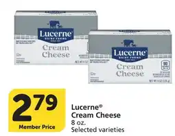 Albertsons Lucerne Cream Cheese offer