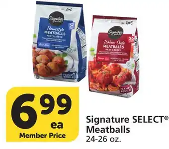 Albertsons Signature SELECT Meatballs offer