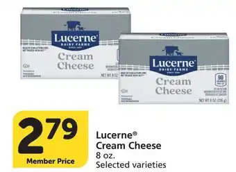 Vons Lucerne Cream Cheese offer