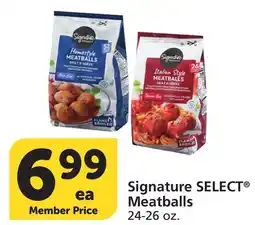 Vons Signature SELECT Meatballs offer