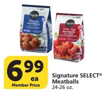 Vons Signature SELECT Meatballs offer