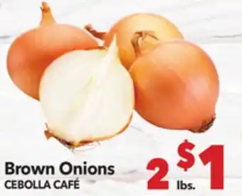 Vallarta Supermarkets Brown Onions / CEBOLLA CAFÉ offer