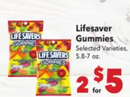 Vallarta Supermarkets Lifesaver Gummies offer