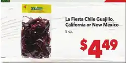 Vallarta Supermarkets La Fiesta Chile Guajillo, California or New Mexico offer