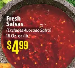 Vallarta Supermarkets Fresh Salsas offer