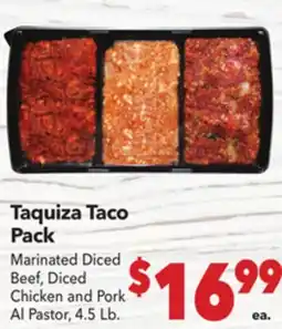 Vallarta Supermarkets Taquiza Taco Pack offer