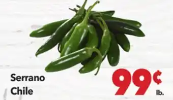 Vallarta Supermarkets Serrano Chile offer