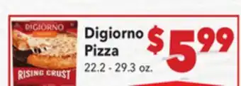 Vallarta Supermarkets Digiorno Pizza offer