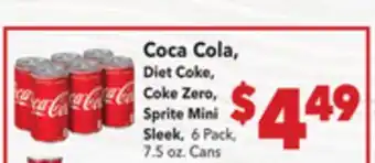 Vallarta Supermarkets Coca Cola, Diet Coke, Coke Zero, Sprite offer